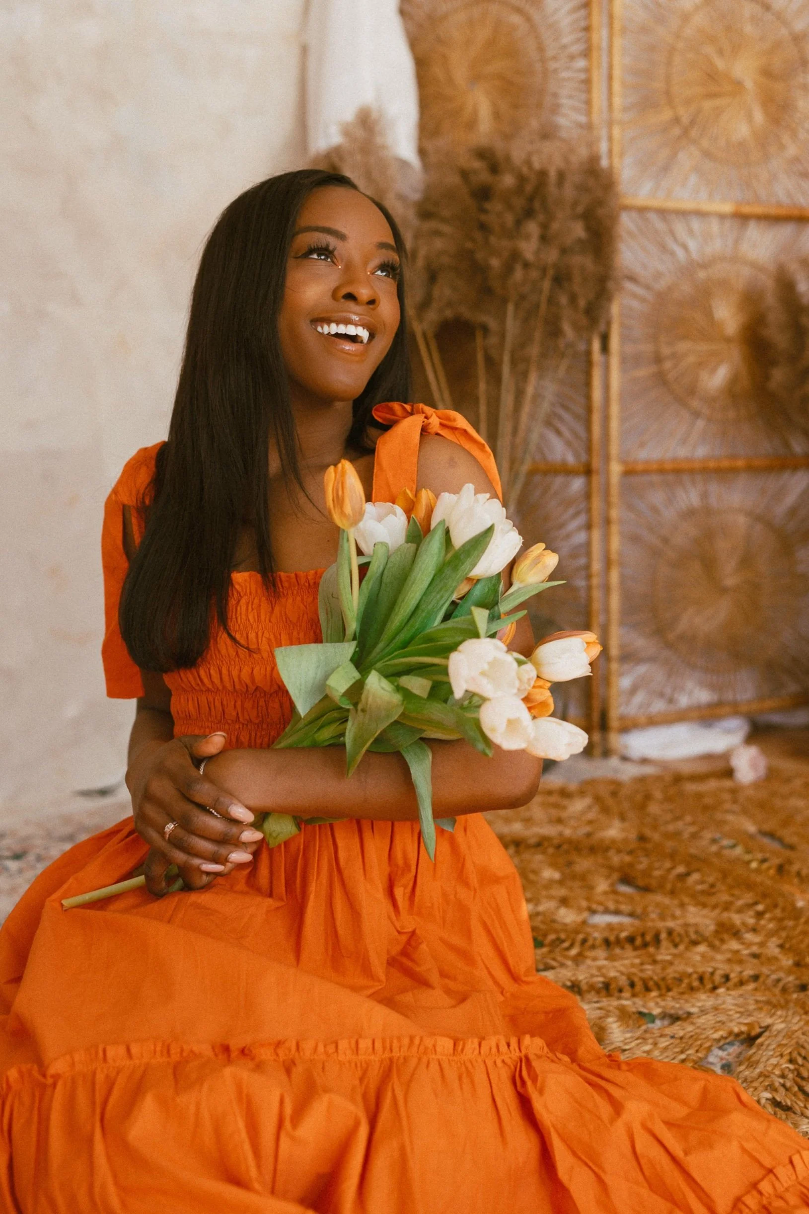 Clementine Maxi Dress- Tang Poppy — Dynasty George